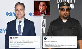Tavis smiley questions minister louis farrakhan on president barack obama from tavis smiley's we. Ice Cube Tells Jake Tapper Watch Your Mouth After He Slams Louis Farrakhan Daily Mail Online