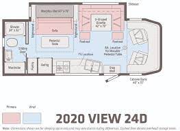 2020 winnebago view floorplan overview