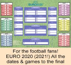 Make your tournament predictions with our brilliant tool or download our printable wallchart. Euro 2020 Planner Poster Wall Chart From Group Stage To Finals At Wembley Ebay