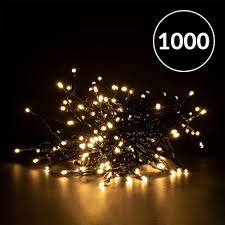 1000 led warm white chaser lights tj