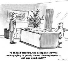 Business Cartoon About Stating Company Policy Then