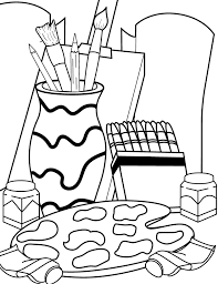 Discover 100s of free coloring pages! Kitchen Sewing And Art Supply Coloring Pages