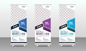 inventive roll up banner designs or