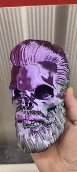 3d printer beard skull collection nº1