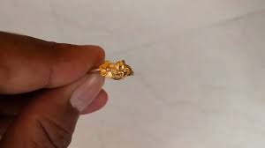 2 grams gold ring new design model from