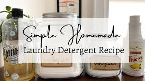 make homemade laundry detergent recipe
