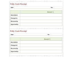 Petty Cash Receipt Template Petty Cash Receipt