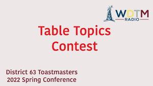 table topics district 63 you