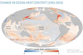 The answer to this question then would be 500 m. Climate Change Ocean Heat Content Noaa Climate Gov