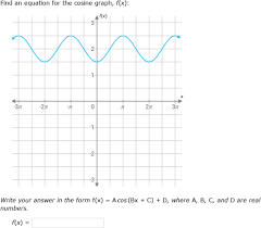 Write Equations Of Cosine Functions