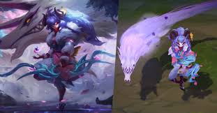 Lol skin has been available since 2015.the program helps you try the skin in the game league of legends very easily and quickly. Lol Kindred Spirit Blossom Visual Dentro Do Jogo Arte Preco E Mais