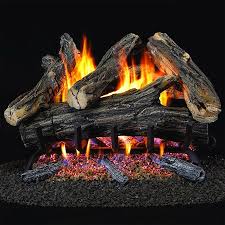 Procom Vented Natural Gas Fireplace Log
