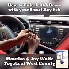 Both fobs are original to the car. How To Unlock All Doors With Toyota Key Fob Ballwin Mo