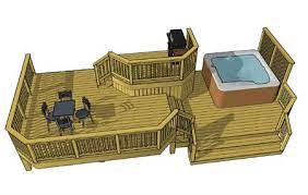 65 epic hot tub deck plans backyard boss