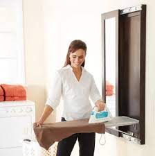 Wall Mounted Ironing Board With Mirror