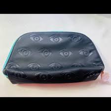 leather clutch bag kenzo black in