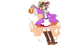 The people wanted it, so here it is! Joon Yorigami (Hope I didn't miss any  of her accessories) : r/touhou