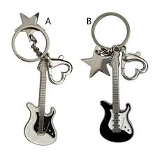 guitar pendant keychain gift