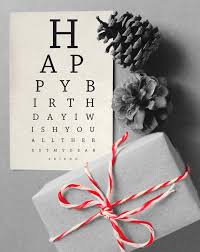 Printable Happy Birthday Card Eye Chart Instant Download Card Print Yourself Eye Chart Birthday Wish For A Dear Friend
