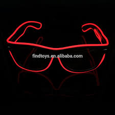 El Wire Sunglasses Fashion Neon Led Light Up Glasses Bright Sunglasses Buy Led Glasses El Wire Sunglasses Flash Led Sunglasses Product On