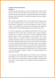 Personal Statement Template for College