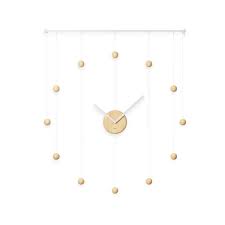 Umbra Hangtime Clock White Natural