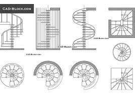 Spiral Stairs Cad Block Free