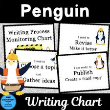 Writing Process Classroom Chart Penguins