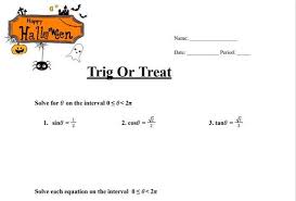 Themed Precalculus Worksheets