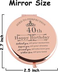 40th birthday gifts for women rose gold