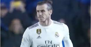 Image result for Bale's celebrating after scoring against Levante