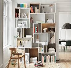 Stacked Geometric Shelf Designs
