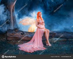 fantasy art portrait red haired woman