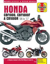 Honda CBF1000 CBF1000F instrukcja naprawy Haynes instrukcja obsługi  warsztatowej 2006-2017 : Amazon.pl: Motoryzacja