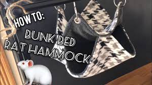 bunk bed rat hammock tutorial you