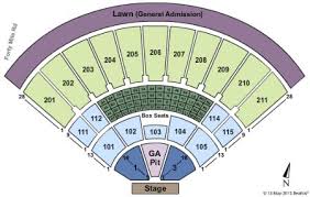 Toyota Amphitheatre Tickets And Toyota Amphitheatre Seating