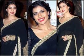 which lipstick suits on black saree