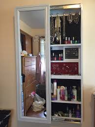 jewelry makeup storage cabinet ana white