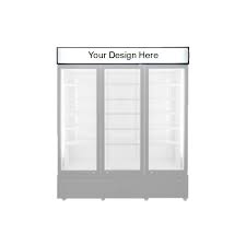 Custom Decal For Single Door Display