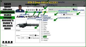 Playstation gta v has a lot to offer in its online and offline mode but there is an entire world hidden. Gta 5 Save Editor V2 5 9 1 Grand Theft Auto V Modding Tools