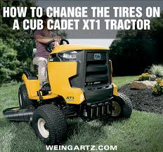 tires on a cub cadet xt1 tractor