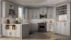 Us cabinet depot is a blend of cabinetry wholesale professionals from many different areas of the cabinet industry. Shaker Wall Cabinets In Dove Gray Kitchen The Home Depot