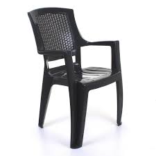 grey plastic chair garden outdoor