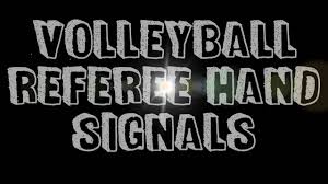 Volleyball Referee Hand Signals