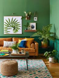 12 green living room ideas with