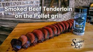beef tenderloin on the pellet grill