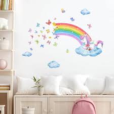 Rainbow Unicorn Wall Sticker