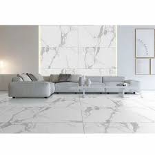 white grey polished ceramic floor tile