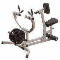back exercise equipment seated row