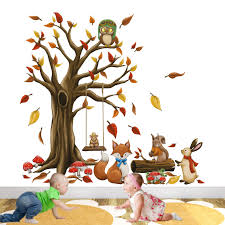 Woodland Animal Nursery Wall Stickers